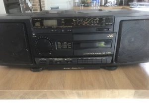 BOOMBOX RADIO CD CASSETTE K7 PORTABLE JVC RC-X310 GHETTOBLASTER TESTÉ - Picture 1 of 4