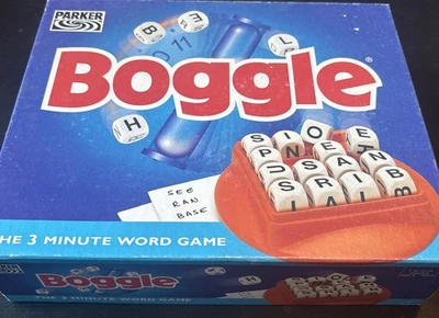 Boggle The 3 Minute Word Board Game 1994 Version  Parker Brothers - Image 1 of 4
