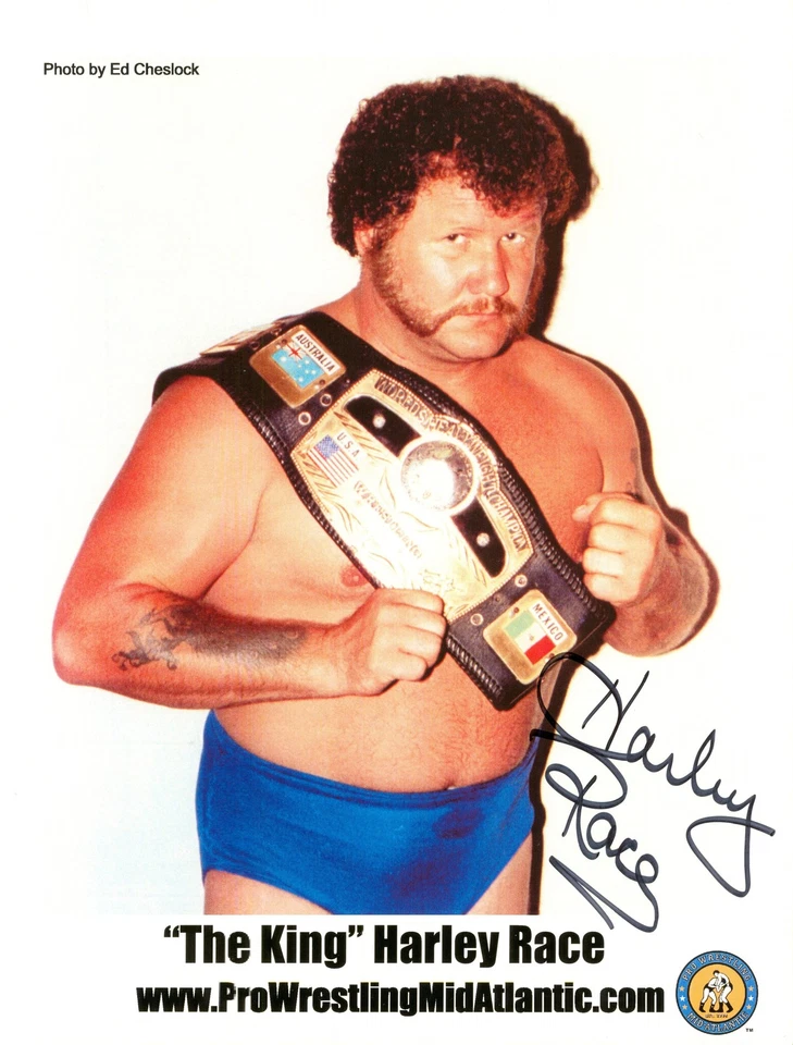 Harley Race签名8x10照片 — 第 1/1 张图片