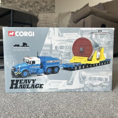 Corgi 18001 Scammell Contractor Nicholas Bogie Trailer Steam Turbine Load - Image 1 of 4