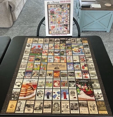 *RARE(2021) White Mountain Puzzle “Vermont Country Stores Catalog Covers” 1000pc - Image 1 of 4