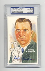 A B CHANDLER  SIGNED  PEREZ STEELE POST CARD - PSA/DNA Slabbed - Picture 1 of 1