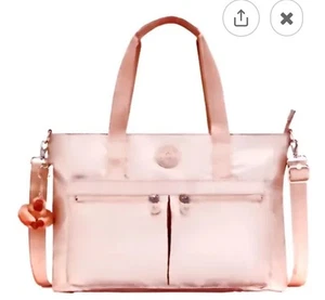 Borsa per laptop Bolsa Kipling Modelo Natalie 100% colore originale rosa sabbia $ 193 prezzo consigliato - Foto 1 di 9