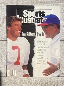 Sports Illustrated August 2 1993 John Elway Dan Reeves Denver Broncos NY Giants - Bild 1 von 2