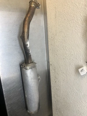 08 2008 OEM Yamaha WR450F WR 450F 450 tubo de escape silenciador stock bajo Hr Foto 1 de 4