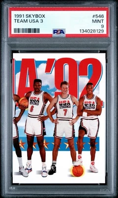 Skybox #546 Team 1991 Estados Unidos 3 PSA 9 Foto 1 de 2