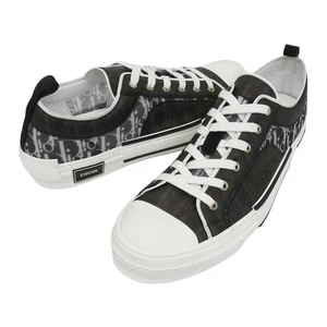 Dior B23 low top sneakers Oblique mens Black White 【A】 - Picture 1 of 11