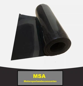 Black Mud flap roll, thickness 4 mm (L) 2,500 x (W) 400 mm MSA Spec Race/Rally - Picture 1 of 2