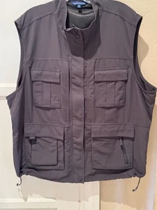 Gilet da viaggio uomo Travel Smith RFID nylon zip davanti 15 tasche taglia 2X - Foto 1 di 9