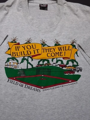Camiseta De Colección Años 80/90 Field Of Dreams Película ADULTO XXL DE COLECCIÓN BÉISBOL Iowa  Foto 1 de 4