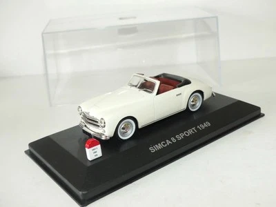 SIMCA 8 SPORT 1949 Blanc NOSTALGIE 1:43 - Photo 1/2
