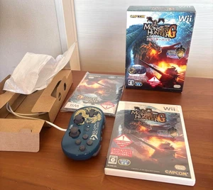 Nintendo Wii Monster Hunter G Starter Pack Game w/Controller and Box Japan Used - Picture 1 of 13