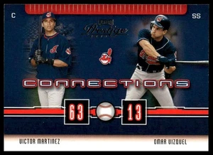 2003 Playoff Prestige #C-22 Victor Martinez/Omar Vizquel Connections Indians NM+ - Bild 1 von 2