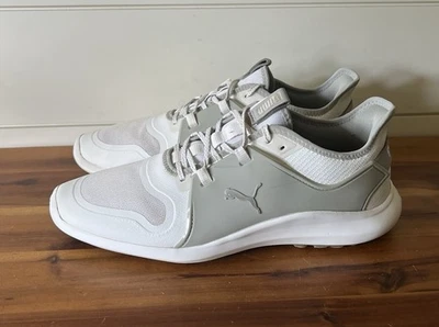 Zapatos de golf Puma Ignite Fasten8 Pro sin clavos para hombre talla 9 blancos/plateados 193000-03 Foto 1 de 4