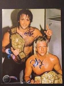 Rock N Roll Express handsigniertes 8x10 Foto Pro Wrestling Kiste exklusiv - Bild 1 von 1