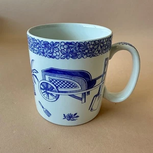 Taza Vintage de SPODE "The Blue Room Collection" HERRAMIENTAS DE JARDINERÍA, Hecha en Inglaterra - Imagen 1 de 13