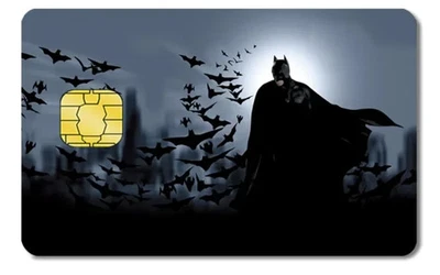 CREDIT CARD SKINS 2-Pack Night Vigilante Credit Card Skin | Dark Cloaked Hero Comic Decal