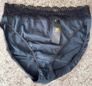 Nuevo Wacoal Hipster Ropa Interior Encaje Ribete Calzoncillos 87135 Talla 8-XL Negro Nuevo con Etiquetas - Imagen 1 de 9