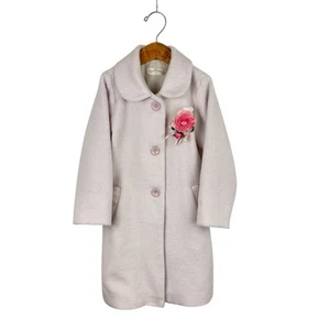 Dollcake Girl's Pink Pea Coat 6 Princess Fairytale Cute - Picture 1 of 5