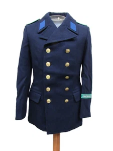 Abrigo de lana Volksmarine vintage de la Marina de Alemania Oriental original G44 talla pequeña 1958 - Imagen 1 de 17