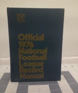 VINTAGE OFFICIAL 1976 NATIONAL FOOTBALL LEAGUE NFL RECORD MANUAL HARDCOVER BOOK - Imagen 1 de 15