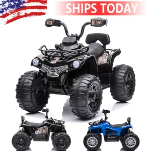 12V Kids Ride On ATV Quad Electric Car Toy Battery Powered Toddler 4-Wheeler US - Picture 1 of 22