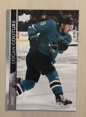 LOGAN COUTURE  2020-21  Upper Deck Hockey Card #397  MINT  San Jose Sharks - Image 1 of 2