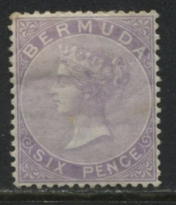 Bermuda QV 1874 6d lilac mint o.g. - Bild 1 von 1