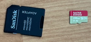 SanDisk Extreme 256GB C10 U3 V30 A2 Micro SD Card SDSQXAV-256G - Picture 1 of 1