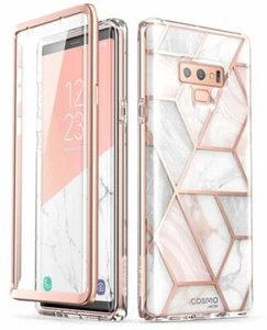 i-Blason Case For Samsung Galaxy Note 9, Stylish Full Cover with Screen MARBLE - Picture 1 of 6