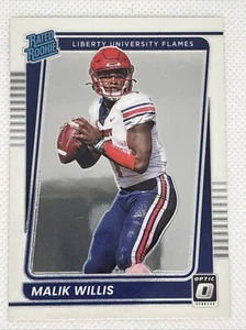 2022 Panini Chronicles Draft Picks - Donruss Optic Rated Rookies #9 Malik Willis - Picture 1 of 2