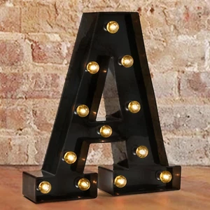 Light up LED Letter Marquee Sign - Alphabet Marquee Letters with Lights for Wedd - Picture 1 of 8