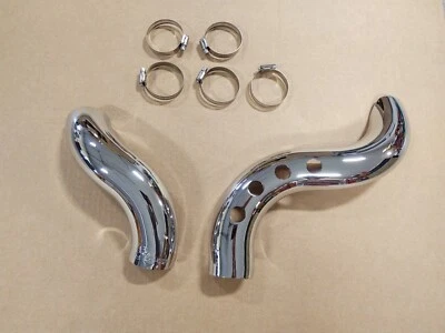 Big Dog Motorcycles 2004 y anteriores LSD 2-2 cromo escudos térmicos escape soplado Foto 1 de 4