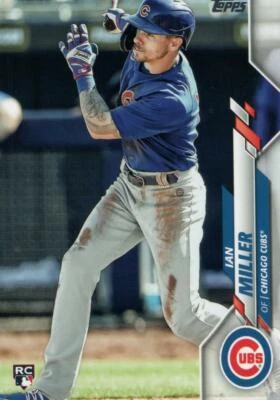 U-192 Ian Miller Rookie Chicago Cubs 2020 Topps Update Baseball Card - Image 1 of 2