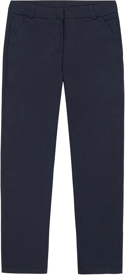 Pantalón Capri IZOD Niña Azul Marino Talla 14 Uniforme Escolar Sarga Ajustado Rendimiento Cremallera Foto 1 de 2