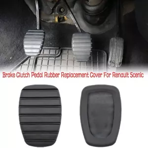 Cubierta de pastillas de repuesto de goma para pedal de embrague de freno 2 piezas para Renault Scenic 1996-08 - Imagen 1 de 8