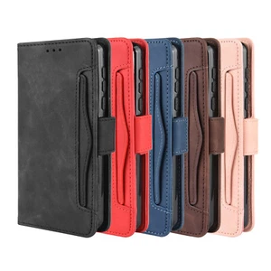 Card Slots Wallet Leather Stand Phone Case For Motorola Moto One Vision G8 Plus - Picture 1 of 45