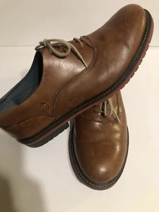 Martino Mens Holmes Brown Leather Oxford Made In Canada Sz 43m / 10m - Picture 1 of 8