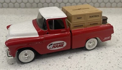 Ertl Diecast Metal Coin Bank 1955 Chevy Cameo Ace Hardware Truck (M) - Image 1 of 4