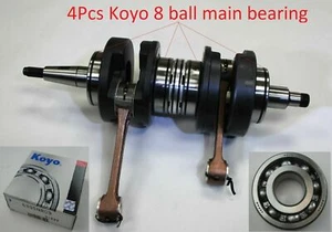 Yamaha Banshee YFZ 350 Crank Crankshaft +4mm stroke w/ Koyo 8 ball main bearing - Picture 1 of 6