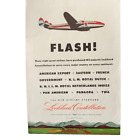 Vintage 1945 Lockheed Constellation Flash Ad Advertisement