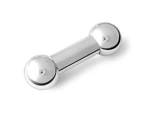 316L Surgical Steel Straight Barbell 2g 2 gauge - Picture 1 of 1