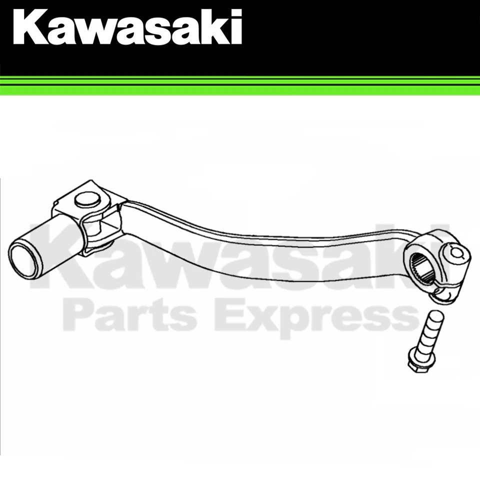 NUEVO 2009-2021 GENUINO KAWASAKI KX250F KX250 PALANCA DE CAMBIOS Y PERNO Foto 1 de 1