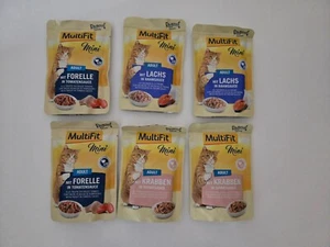 Katzenfutter nass 6 x Mutifit Minis verschiedene Sorten MHD 08.2026 - Bild 1 von 1