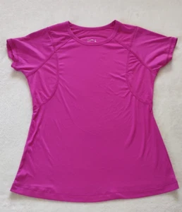 Jockey Shirt Women's Medium Hot Pink Short Sleeve Jersey Comfort Jogging Hiking - Picture 1 of 10