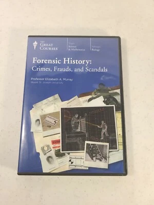 Forensic History: Crimes, Frauds, and Scandals DVDs ONLY • NO GUIDE BOOK   - Image 1 of 4