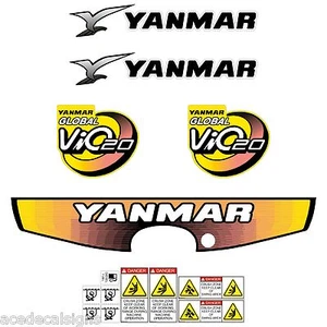 Yanmar VIO20-3 Decals Stickers Kit Set Mini Excavator - Picture 1 of 1