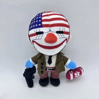 Payday 3 Game Figure Plush Doll Action Stuffed Toy Christmas Birthday Party Gift - Image 1 of 4