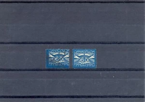 NETHERLANDS 1921 AIRMAIL - # LP3 -1 STAMP WITH PERFORATION ERROR ( SHIFTED ) - Picture 1 of 1