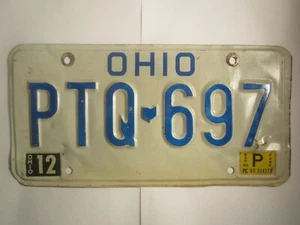 Kennzeichen Autoschild 1983 Ohio PTQ 697 [Z276A] - Bild 1 von 1